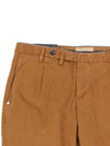 Men's Brown Side Belt Point Basic Fit Pants PT180 - IKALOOOK - BALAAN 7