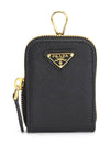 Re-Edition 2005 Saffiano Leather Shoulder Bag Black - PRADA - BALAAN 11