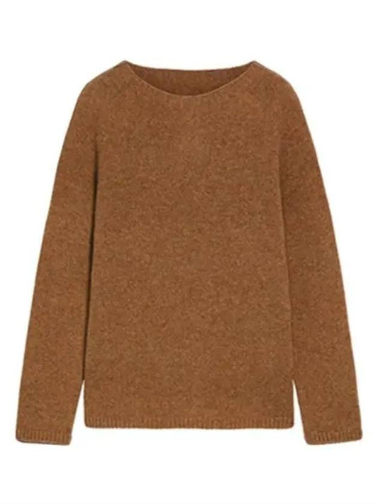 Georg Wool Cashmere Knit Top Camel - MAX MARA - BALAAN 2