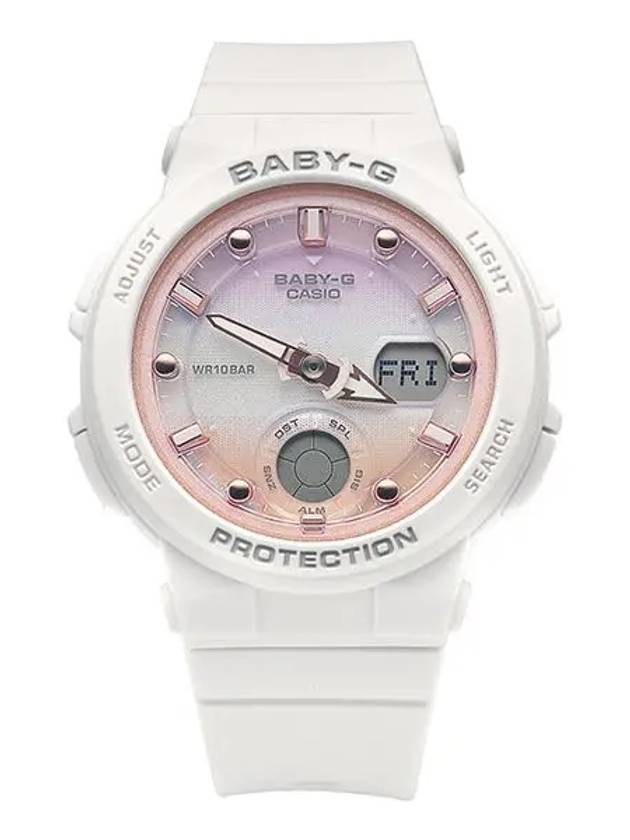 G SHOCK BGA 250 7A2DR Digital Analog Beach Traveler Women s Urethane Watch - G-SHOCK - BALAAN 3