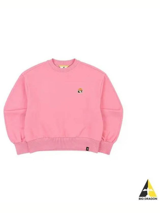 CRS Women s Basic Sweatshirt 9029 Pink - KANGOL - BALAAN 1