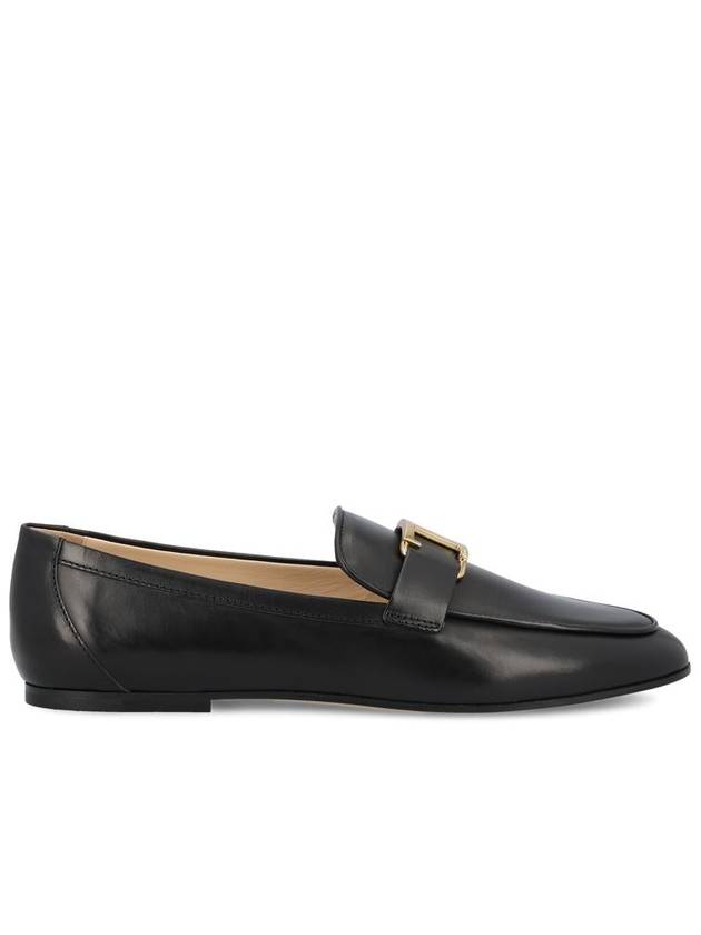 Tods T Timeless Leather Loafers Black - TOD'S - BALAAN 2