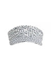 Bone Print Visor White Outline Bridge Swirl - J.LINDEBERG - BALAAN 1