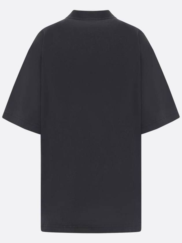 I Love Paris Medium Fit Short Sleeve T-Shirt Black - BALENCIAGA - BALAAN 3