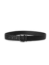 Intrecciato Leather Belt Black - BOTTEGA VENETA - BALAAN 5