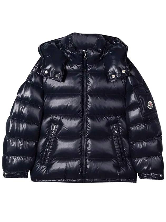 Kids New Maya Hooded Down Padding Night Blue - MONCLER - BALAAN 3