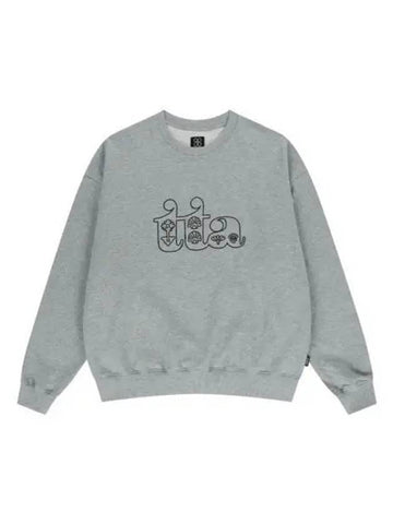 Toto Archive Garden Logo Crew Neck Gray - TOWTOW.ARCHIVE - BALAAN 1