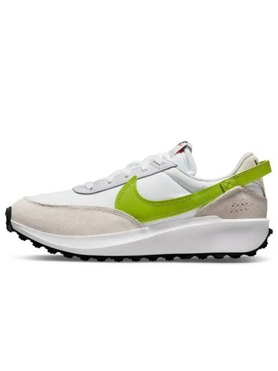 Waffle Debut Low Top Sneakers Summit White Atomic Green - NIKE - BALAAN 2