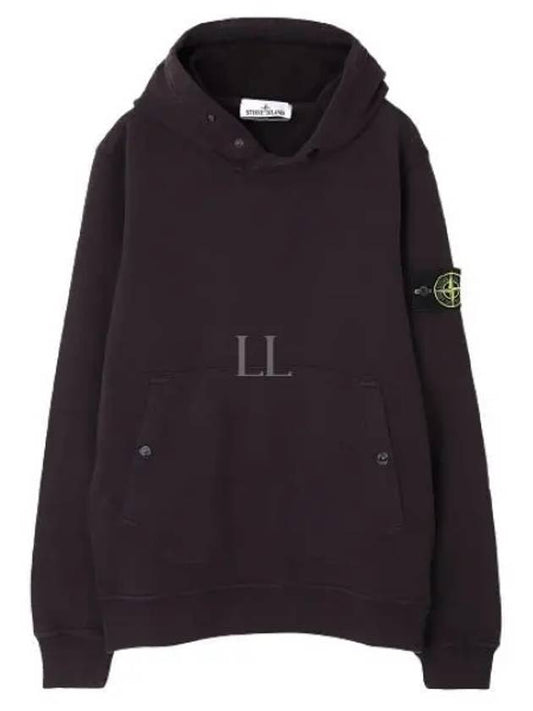 Garment Dyed Hoodie Dark Burgundy - STONE ISLAND - BALAAN 2