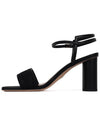 Black Dway Satin Sandals Heel KCQ896ETL 900 - DIOR - BALAAN 3