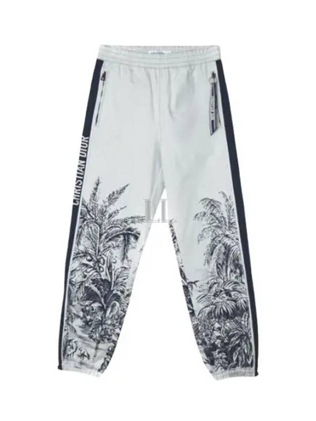 Logo Graphic Track Pants White - DIOR - BALAAN 2