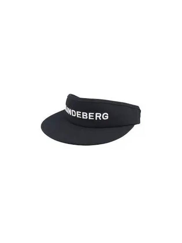 Viktor Embroidered Logo Visor Black - J.LINDEBERG - BALAAN 2