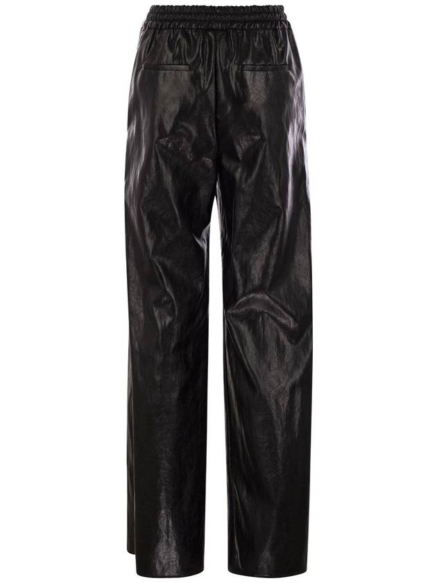 PLUTONE - Coated fabric wide trousers - WEEKEND MAX MARA - BALAAN 2