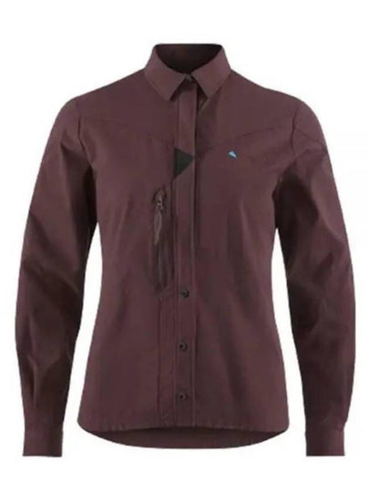 Men's Garm Long Sleeve Shirt Amaranth Thread - KLATTERMUSEN - BALAAN 2