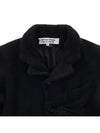 Women's Wool Jacket Black - COMME DES GARCONS - BALAAN 4