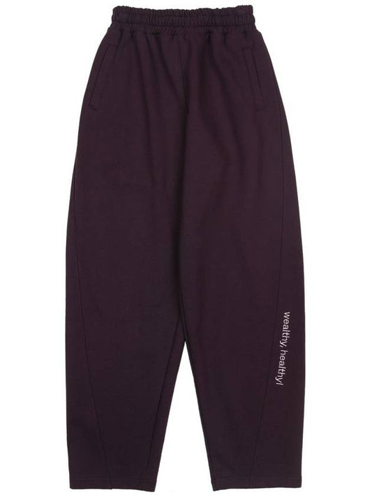 Semi Balloon Sweat Pants Dark Burgundy - APEGO SPORTS - BALAAN 1