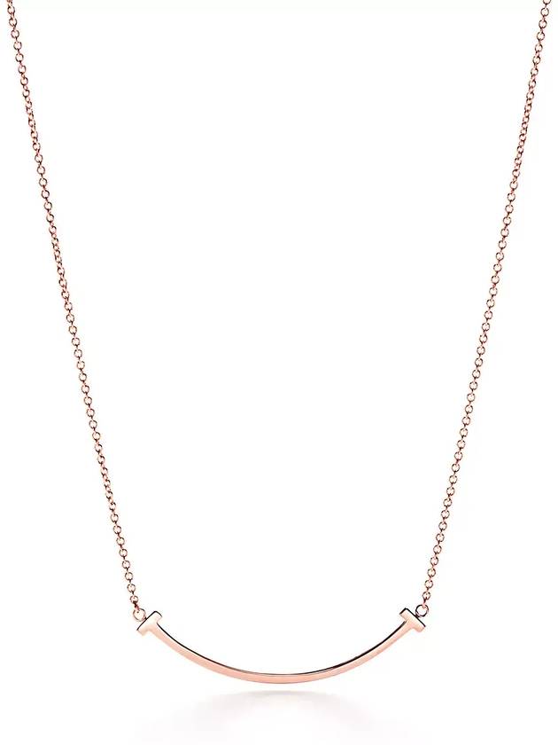 Smile Pendant Small Necklace Rose Gold - TIFFANY & CO. - BALAAN 4