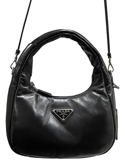 Soft Padded Nappa Leather Mini Bag Black - PRADA - BALAAN 2