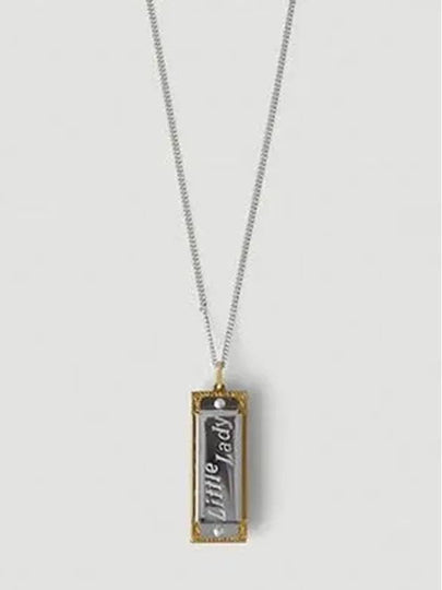 Harmonica Necklace Rhodium Silver - LEMAIRE - BALAAN 2