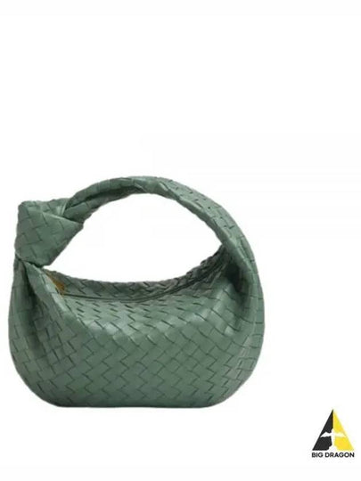 Teen Jodie Intrecciato Leather Tote Bag Green - BOTTEGA VENETA - BALAAN 2