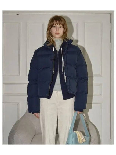 COZY PUFFER JACKET NAVY - BENSIMON - BALAAN 1