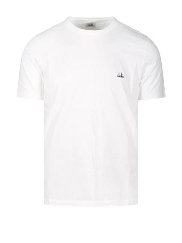 30/1 Jersey Logo Short Sleeve T-Shirt White - CP COMPANY - BALAAN 1