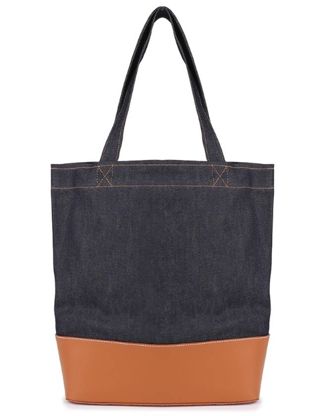 Logo Denim Axelle Tote Bag Navy - A.P.C. - BALAAN 4