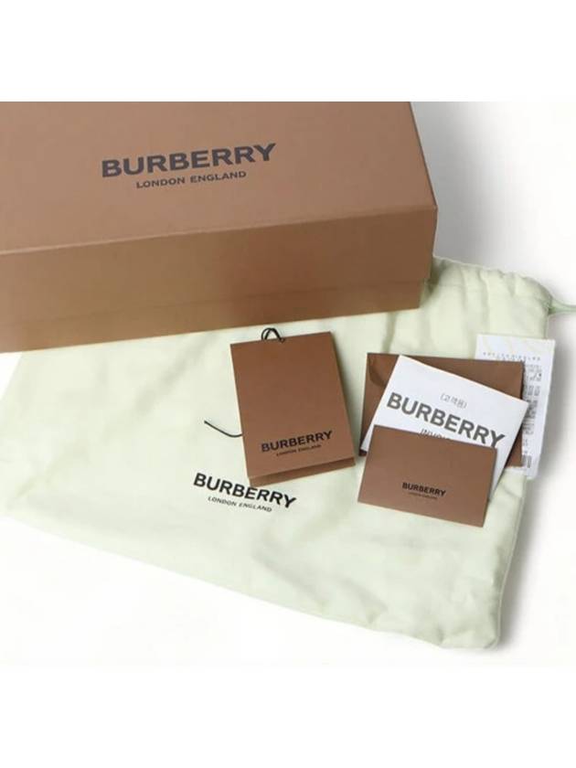 Mini Two-Tone Canvas And Leather Pocket Bag Natural Malt Brown - BURBERRY - BALAAN 9