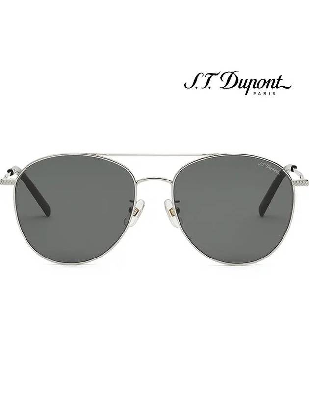 Eyewear Round Sunglasses Silver - S.T. DUPONT - BALAAN 5