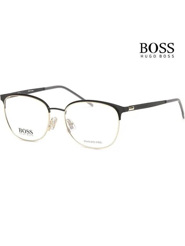 Hugo Boss Glasses Frame BOSS1165 I46 Black Gold Ultralight - HUGO BOSS - BALAAN 1