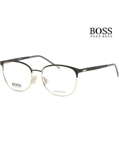 Hugo Boss Glasses Frame BOSS1165 I46 Black Gold Ultralight - HUGO BOSS - BALAAN 1