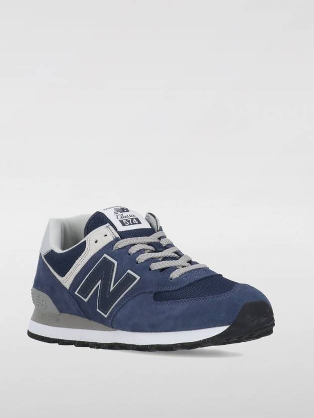 574 Classic Core Pack Low Top Sneakers Navy - NEW BALANCE - BALAAN 3