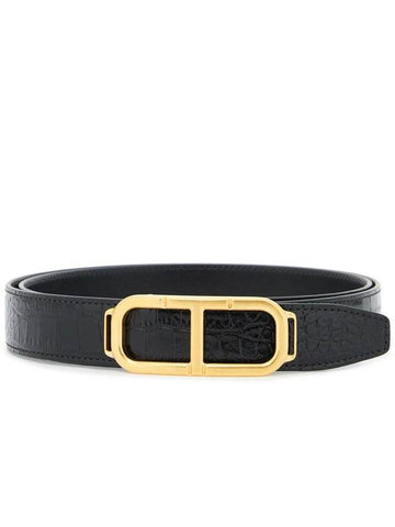 reversible belt with t buckle - TOM FORD - BALAAN 1