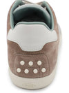 Logo Suede Low Top Sneakers Beige - TOD'S - BALAAN 5