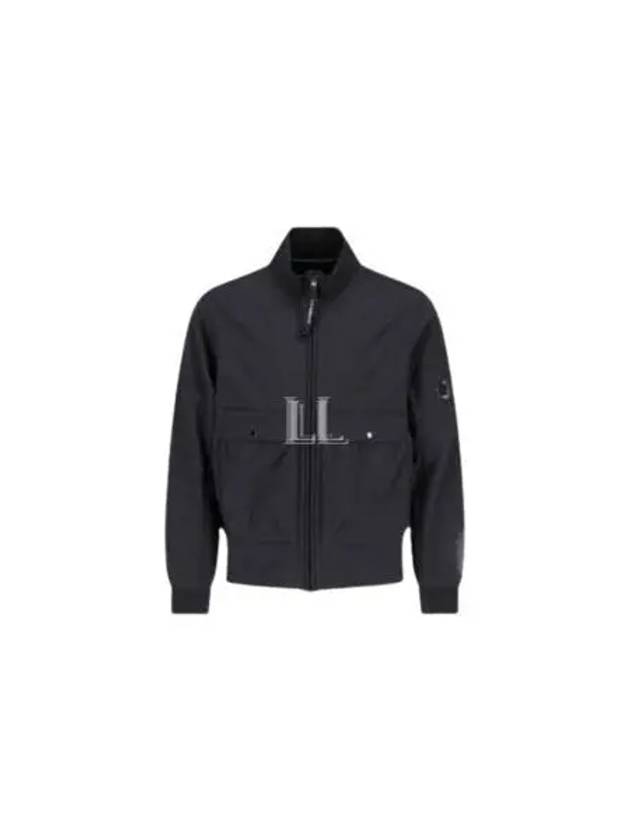 Shell R Bomber Jacket Black - CP COMPANY - BALAAN 2