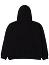 Men's Embroidery Logo Hoodie Black - STOCKHOLM SYNDROME - BALAAN 3