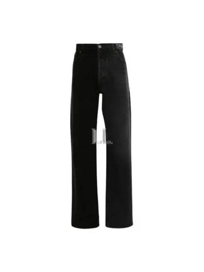 Half And Half 5 Pocket Jeans Black - MAISON MARGIELA - BALAAN 2