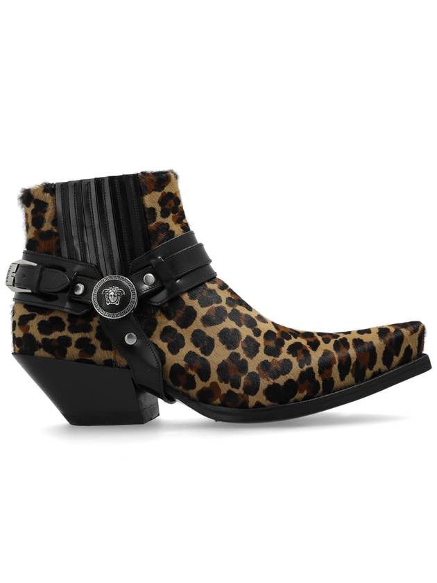 Versace Heeled Ankle Boots, Women's, Brown - VERSACE - BALAAN 1