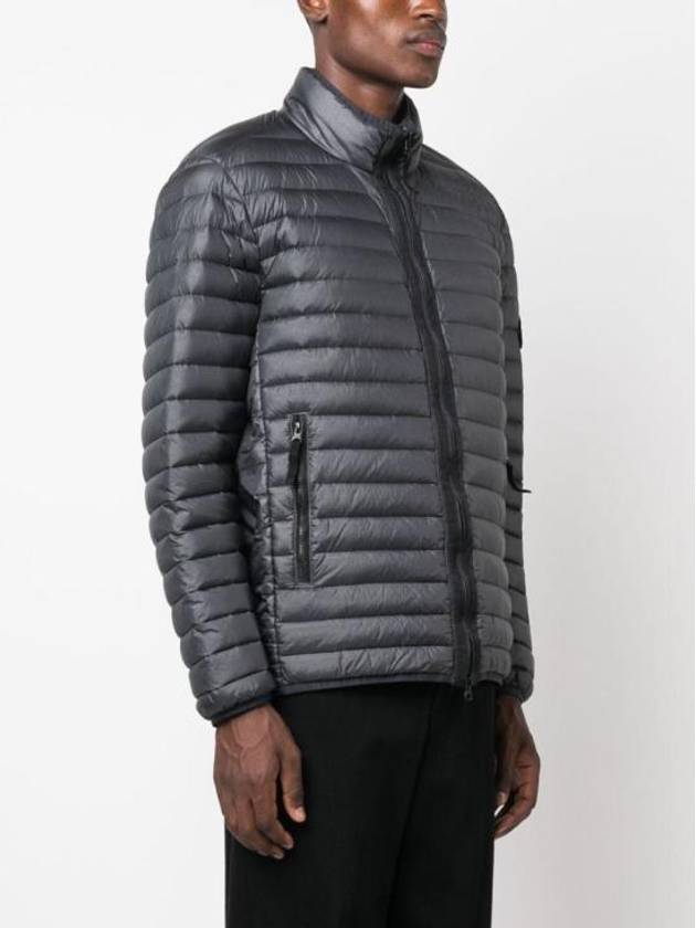 Men's Wappen Patch Padded Jacket Grey - STONE ISLAND - BALAAN 2