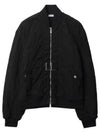 Stand-Up Collar Quilted Bomber Jacket Black - BURBERRY - BALAAN 2