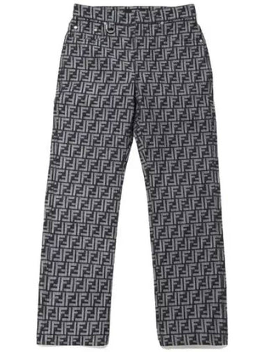 Logo Pants Chino Cotton - FENDI - BALAAN 1