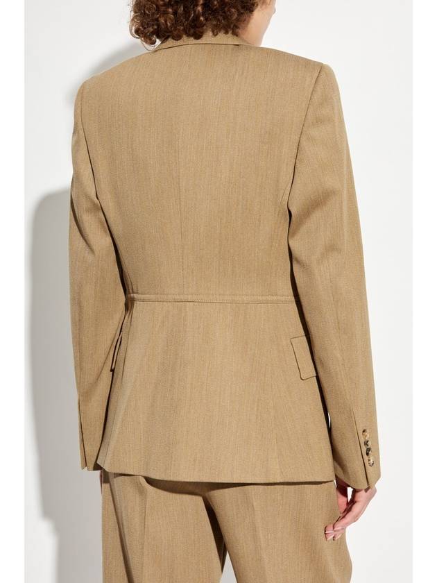 Burberry Wool Blazer, Women's, Brown - BURBERRY - BALAAN 4