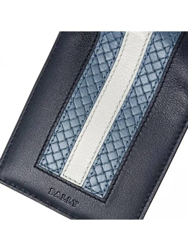 6CC BEVYE Half Wallet 11 Navy Sky BEVYE I 137 - BALLY - BALAAN 5