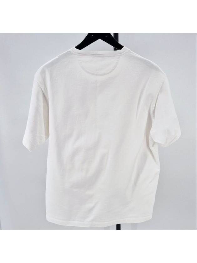 Logo overfit short sleeve t shirt white M size - VALENTINO - BALAAN 3