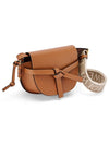 Mini Gate Dual Soft Calfskin Cross Bag Tan - LOEWE - BALAAN 3