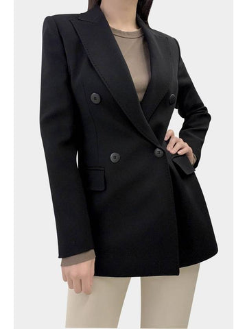 Kabala wool blazer jacket black 60461039600 - MAX MARA - BALAAN 1