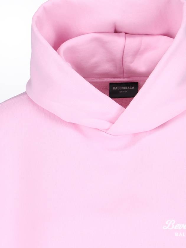 Beverly Hills Embroidered Hooded Top Pink - BALENCIAGA - BALAAN 6