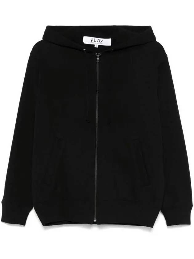 Back Heart Zip-Up Hoodie Black - COMME DES GARCONS - BALAAN 2