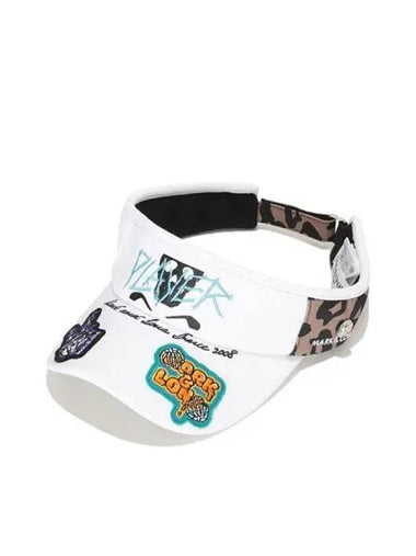 U GN GRAPHIC LOGO LEOPARD PATCH POINT VISOR LQ3YY08U - MARK & LONA - BALAAN 1