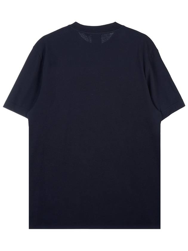 Formula Logo Print Short Sleeve T-Shirt Blue - BARBOUR - BALAAN 3